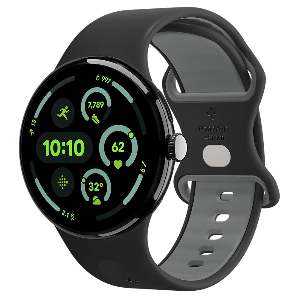 Correa Spigen Nano Pop para Google Pixel Watch 41mm Series, Negra AMP09486
