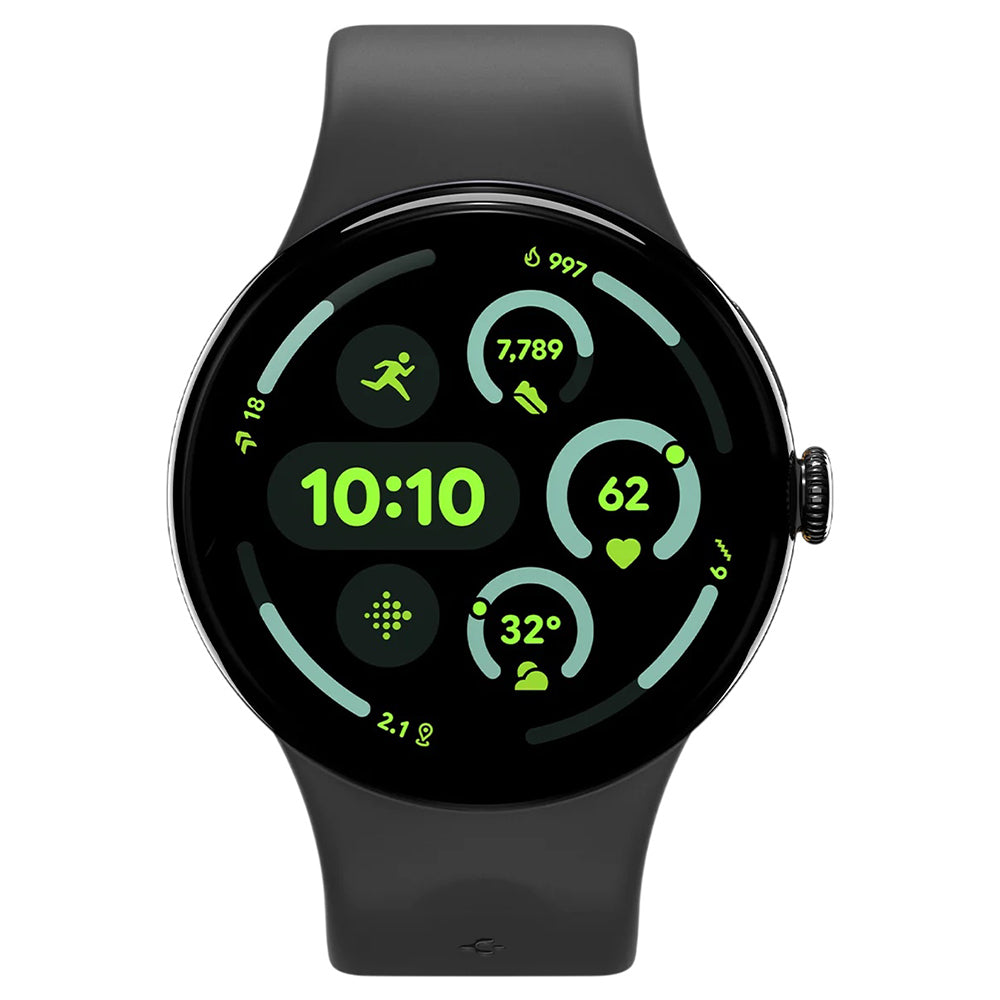 Correa Spigen Nano Pop para Google Pixel Watch Serie 45mm, Negra AMP09491