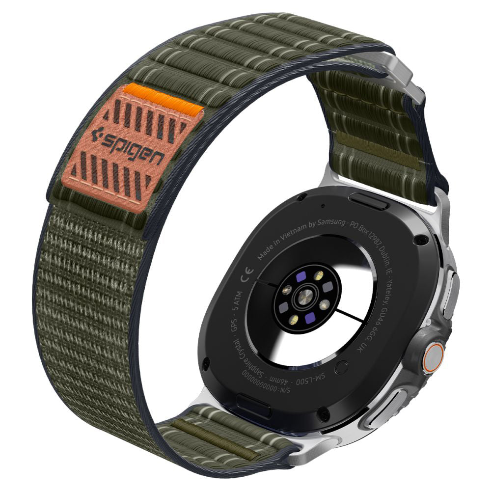 Correa Spigen WBF0 para Samsung Galaxy Watch8 / Watch8 Classic Series, Verde AMP10154