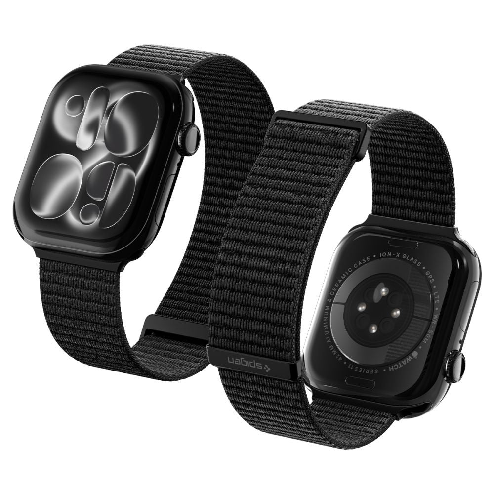 Correa Spigen WBF01 para Apple Watch 49mm / 46mm / 45mm / 44mm Series, Negra AMP11833