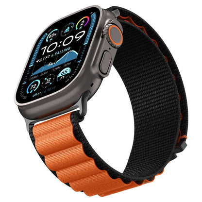 Correa Spigen WBF1 para Apple Watch 49mm / 46mm / 45mm / 44mm Series, Negra Naranja