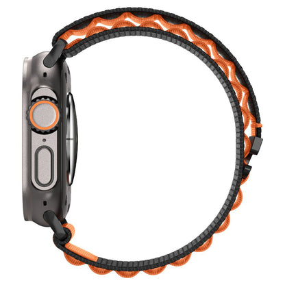 Correa Spigen WBF1 para Apple Watch 49mm / 46mm / 45mm / 44mm Series, Negra Naranja