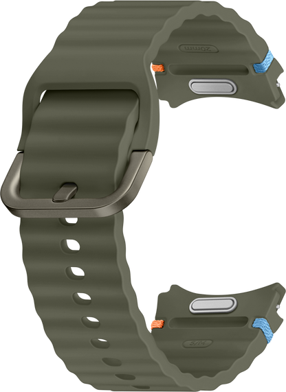 Correa deportiva para Samsung Galaxy Watch7 / Watch FE / Watch6 / Watch5 / Watch4 Series, S/M, Verde ET-SNL30SKEGEU