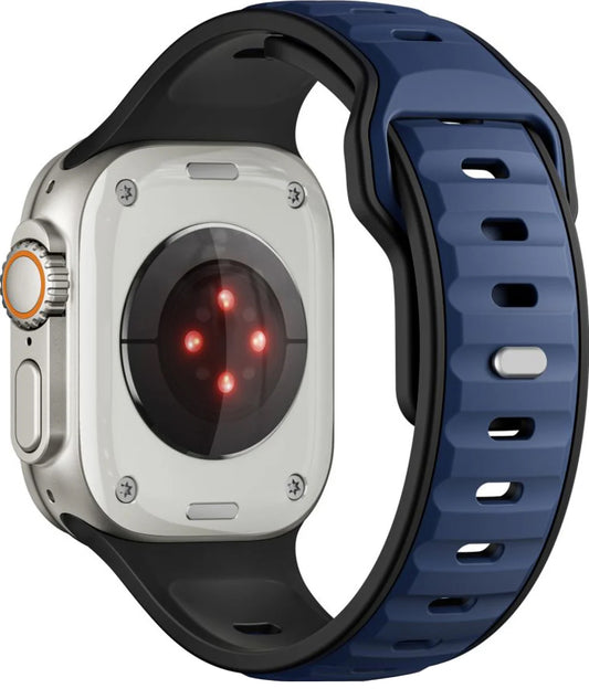 Correa Tech-Protect Iconband Line para Apple Watch 49mm / 46mm / 45mm / 44mm Series, Azul Marino