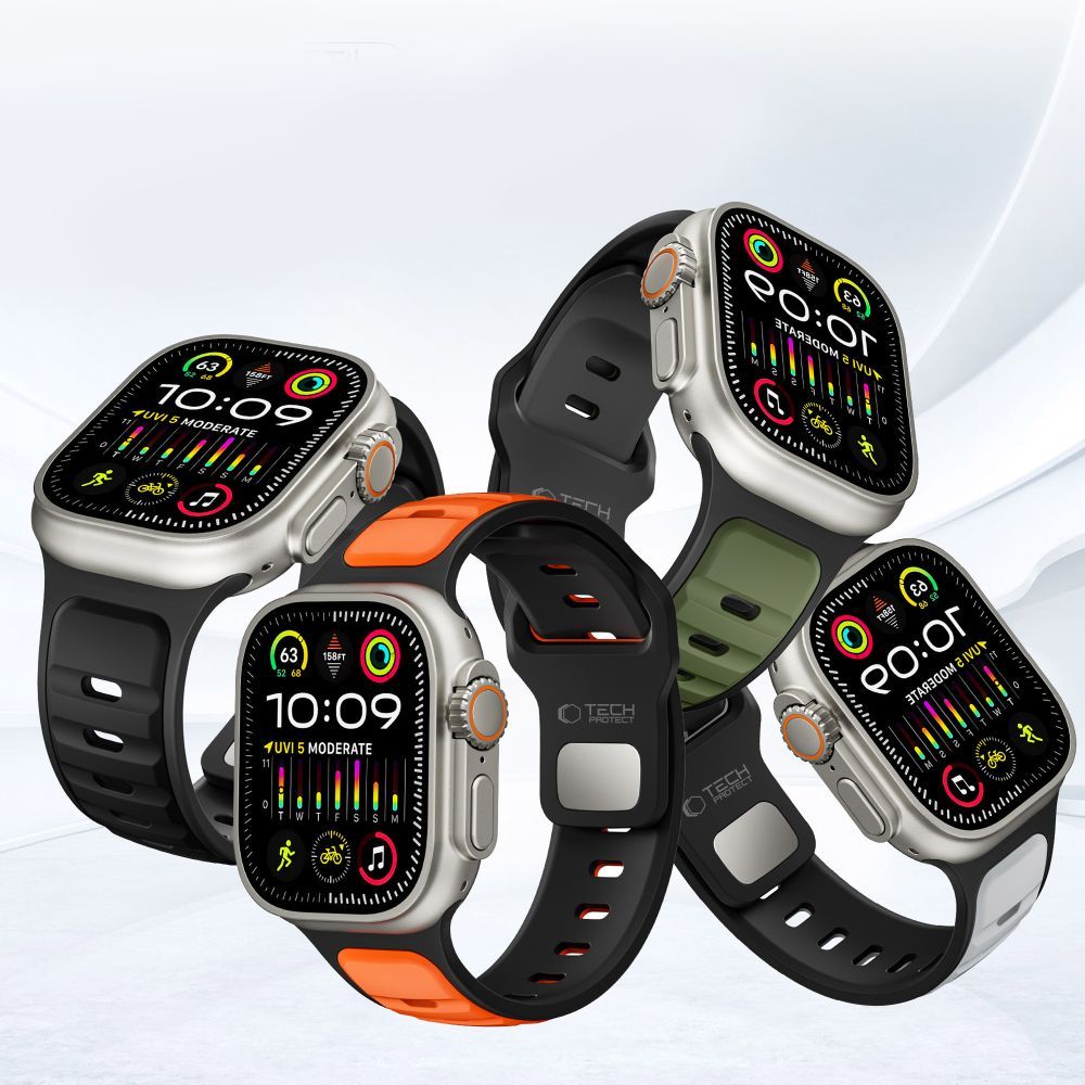 Correa Tech-Protect Iconband Line para Apple Watch 49mm / 46mm / 45mm / 44mm Series, Verde