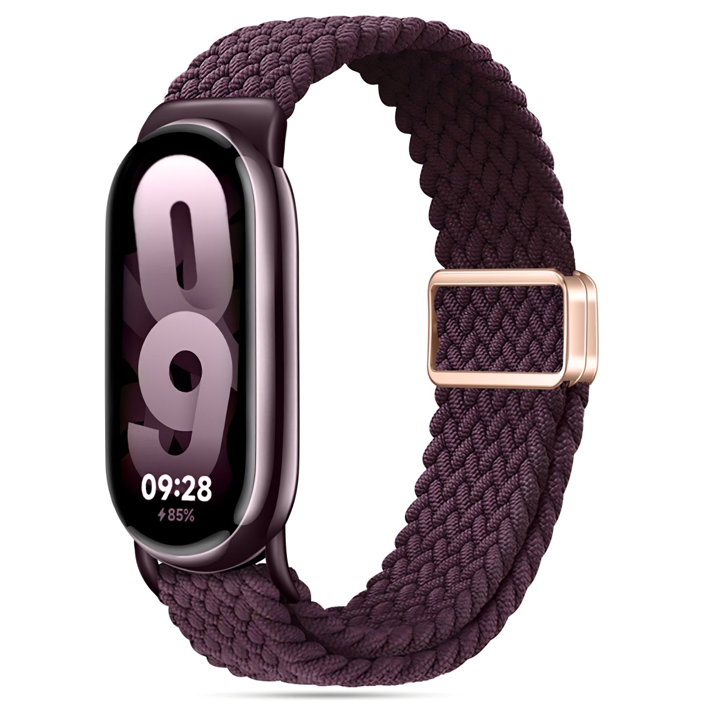 Correa Tech-Protect NylonMag para Xiaomi Smart Band 8/9, Borgoña 