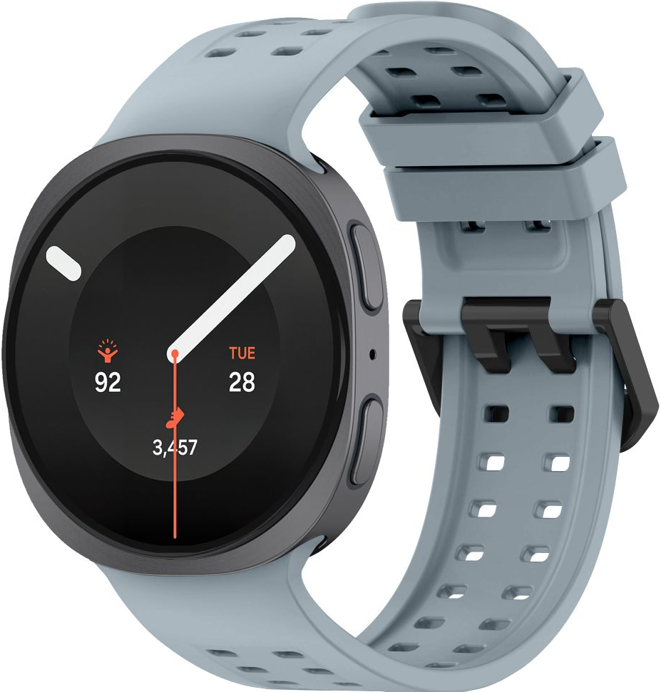 Correa Tech-Protect Silicone Air para Samsung Galaxy Watch9 / Watch8 / Watch8 Classic Series, Gris