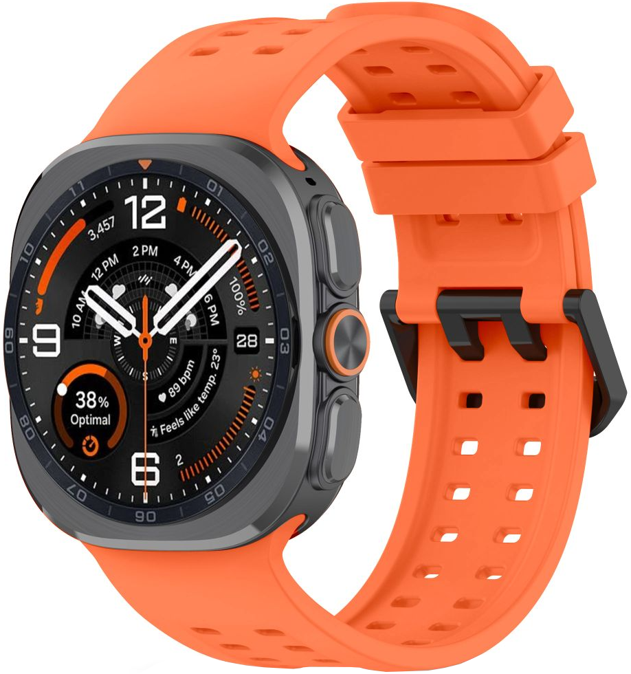 Correa Tech-Protect Silicone Air para Samsung Galaxy Watch Ultra Series, Naranja