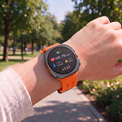Correa Tech-Protect Silicone Air para Samsung Galaxy Watch Ultra Series, Naranja
