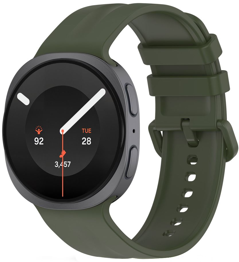Correa Tech-Protect Silicone Evo para Samsung Galaxy Watch9 / Watch8 / Watch8 Classic Series, Verde