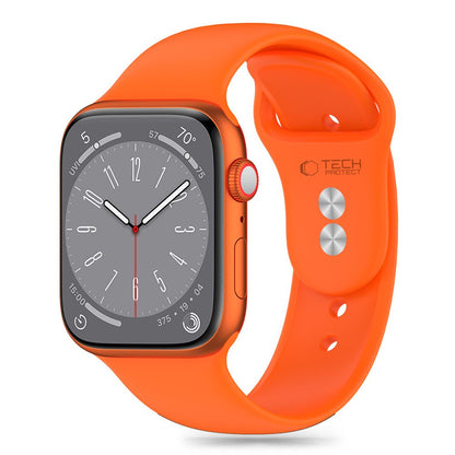 Correa de silicona Tech-Protect para Apple Watch Series 41mm / 40mm / 38mm, naranja 