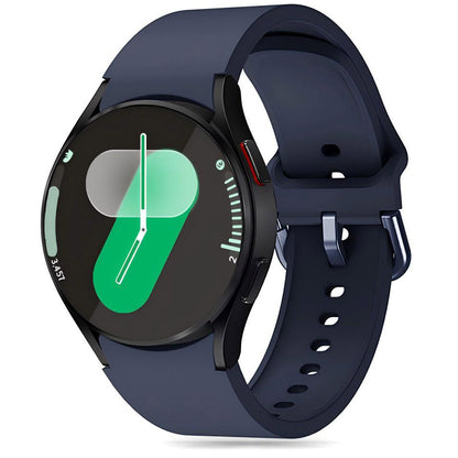 Correa de silicona Tech-Protect para Samsung Galaxy Watch7 / Watch FE / Watch6 / Watch5 / Watch4 Series, azul marino 