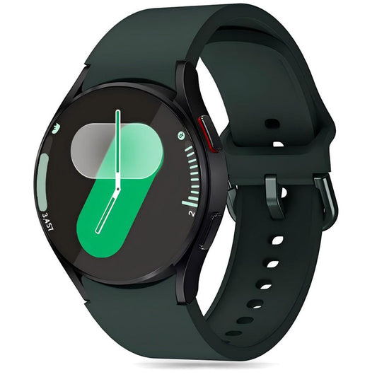 Correa de silicona Tech-Protect para Samsung Galaxy Watch7 / Watch FE / Watch6 / Watch5 / Watch4 Series, Verde 