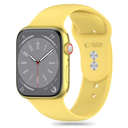 Correa de silicona Tech-Protect para Apple Watch Series 41mm / 40mm / 38mm, Amarillo 