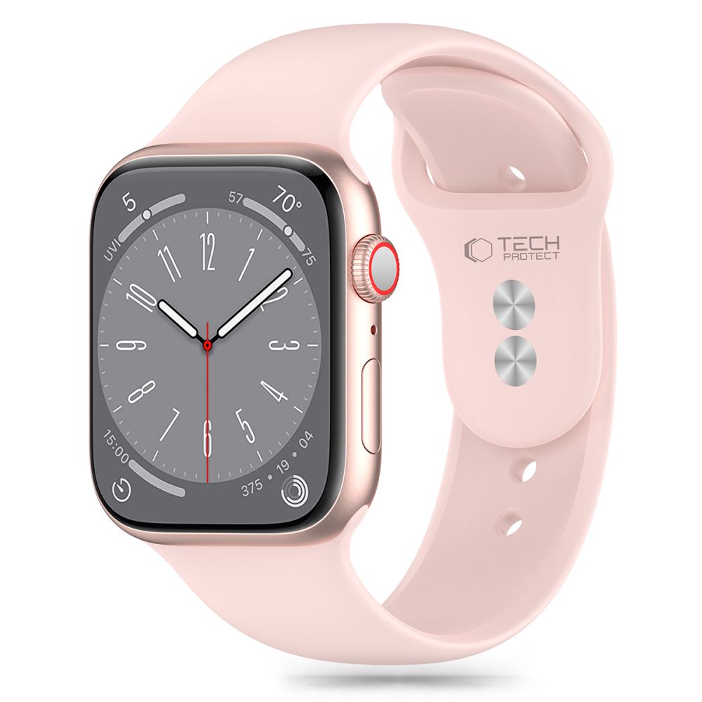 Correa de silicona Tech-Protect para Apple Watch Series 41mm / 40mm / 38mm, rosa 