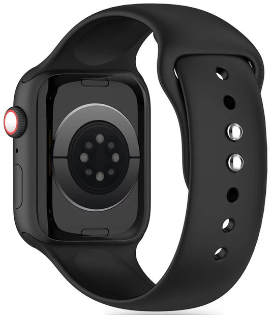 Correa Tech-Protect Silicone para Apple Watch 42mm / 41mm / 40mm Series, Negra