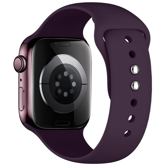 Correa Tech-Protect de silicona para Apple Watch 42mm / 41mm / 40mm Series, Vino