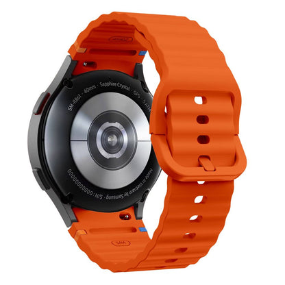 Correa deportiva de silicona Tech-Protect para Samsung Galaxy Watch7 / Watch FE / Watch6 / Watch5 / Watch4 Series, naranja 