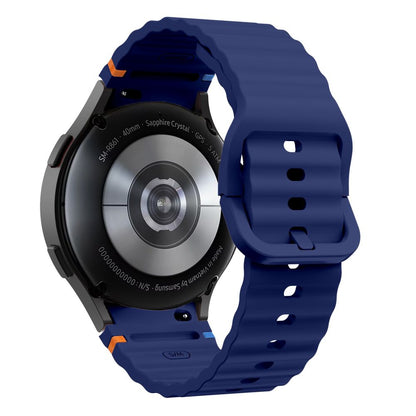 Correa deportiva de silicona Tech-Protect para Samsung Galaxy Watch7 / Watch FE / Watch6 / Watch5 / Watch4 Series, azul marino 