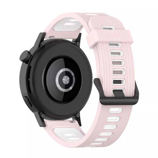 Correa Techsuit W002 para Samsung Galaxy Watch / Huawei Watch Series, 20mm, Rosa.