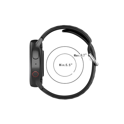 Correa Techsuit W004 para Samsung Galaxy Watch / Huawei Watch Series, 22mm, Roja.