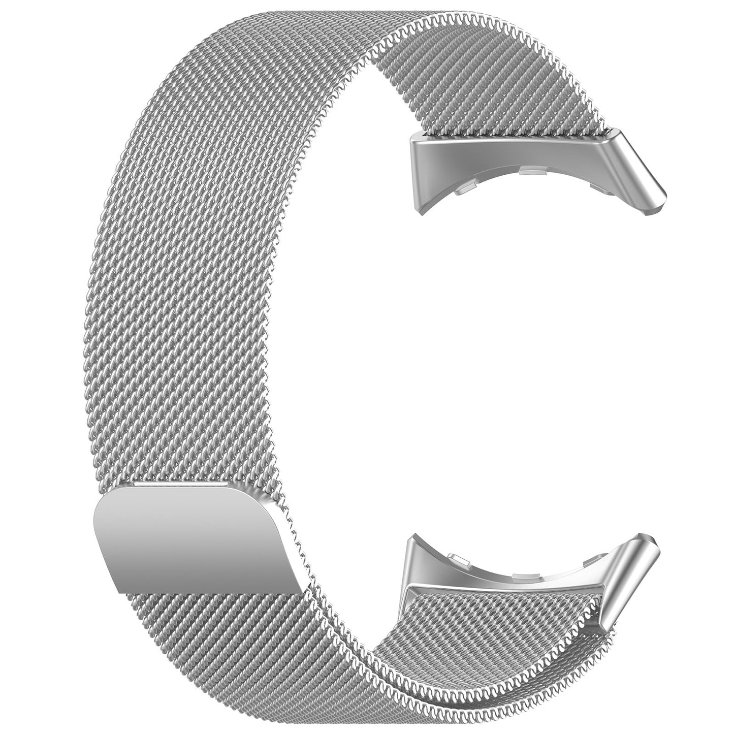 Correa Techsuit W009 para Google Pixel Watch 4 45mm, Plateada