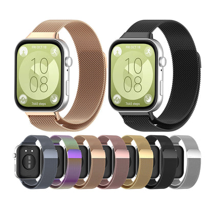 Correa Techsuit W009 para Huawei Watch Fit 4 Pro / Watch Fit 4 / Watch Fit 3, Plateada