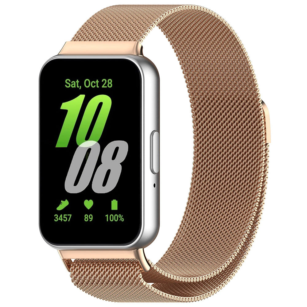 Correa Techsuit W009 para Samsung Galaxy Fit3 R39M, Rosa Dorado