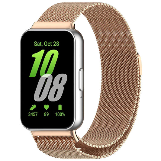 Correa Techsuit W009 para Samsung Galaxy Fit3 R39M, Rosa Dorado