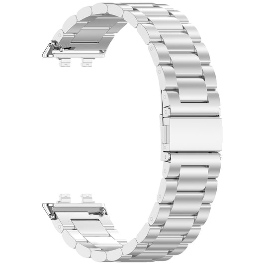 Correa Techsuit W010 para Huawei Band 11 / 11 Pro, Plateada