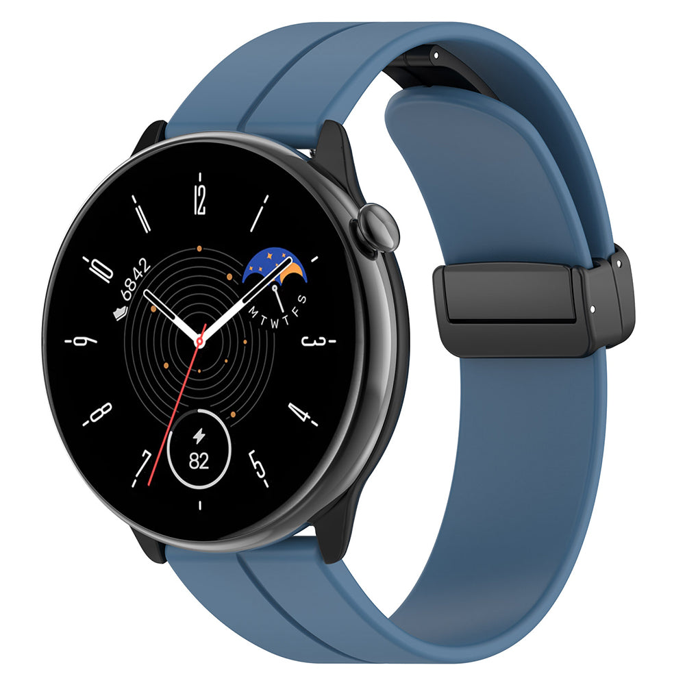 Correa Techsuit W011 para Huawei Watch / Garmin Watch Series, 18mm, Azul.