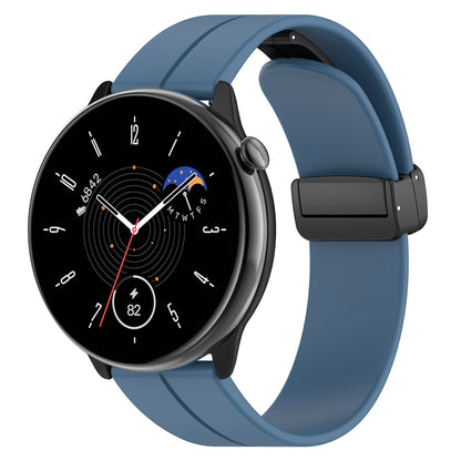 Correa Techsuit W011 para Huawei Watch / Garmin Watch Series, 18mm, Azul.