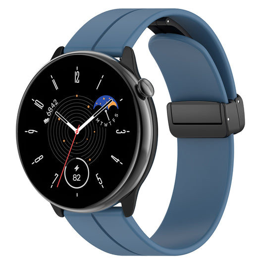 Correa Techsuit W011 para Huawei Watch / Garmin Watch Series, 18mm, Azul.