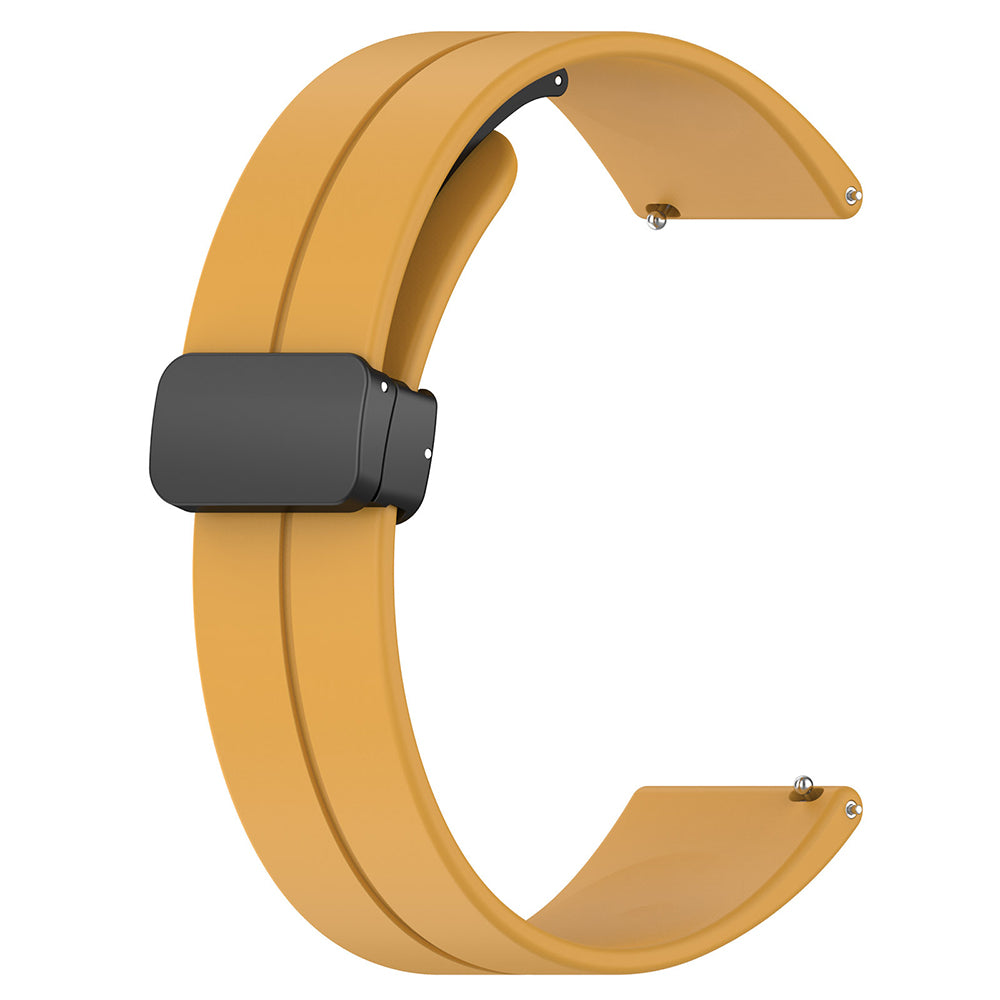 Correa Techsuit W011 para Huawei Watch / Garmin Watch Series, 18mm, Amarilla