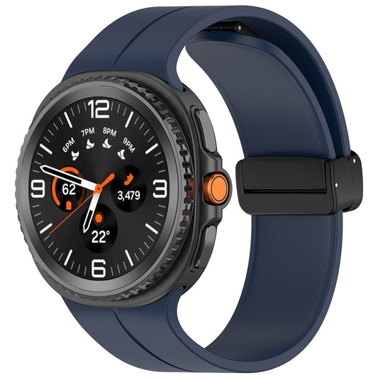 Correa Techsuit W011 para Samsung Galaxy Watch 8 Classic / Watch8 44mm / Watch 8 40mm, Azul Marino.