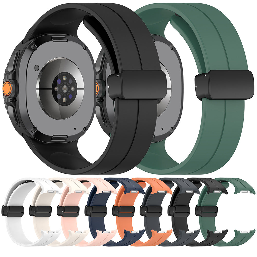 Correa Techsuit W011 para Samsung Galaxy Watch 8 Classic / Watch8 44mm / Watch 8 40mm, Verde Oscuro