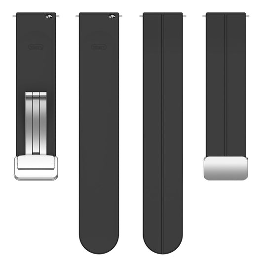 Correa Techsuit W011 para Samsung Galaxy Watch / Huawei Watch Series, 20mm, Negra.