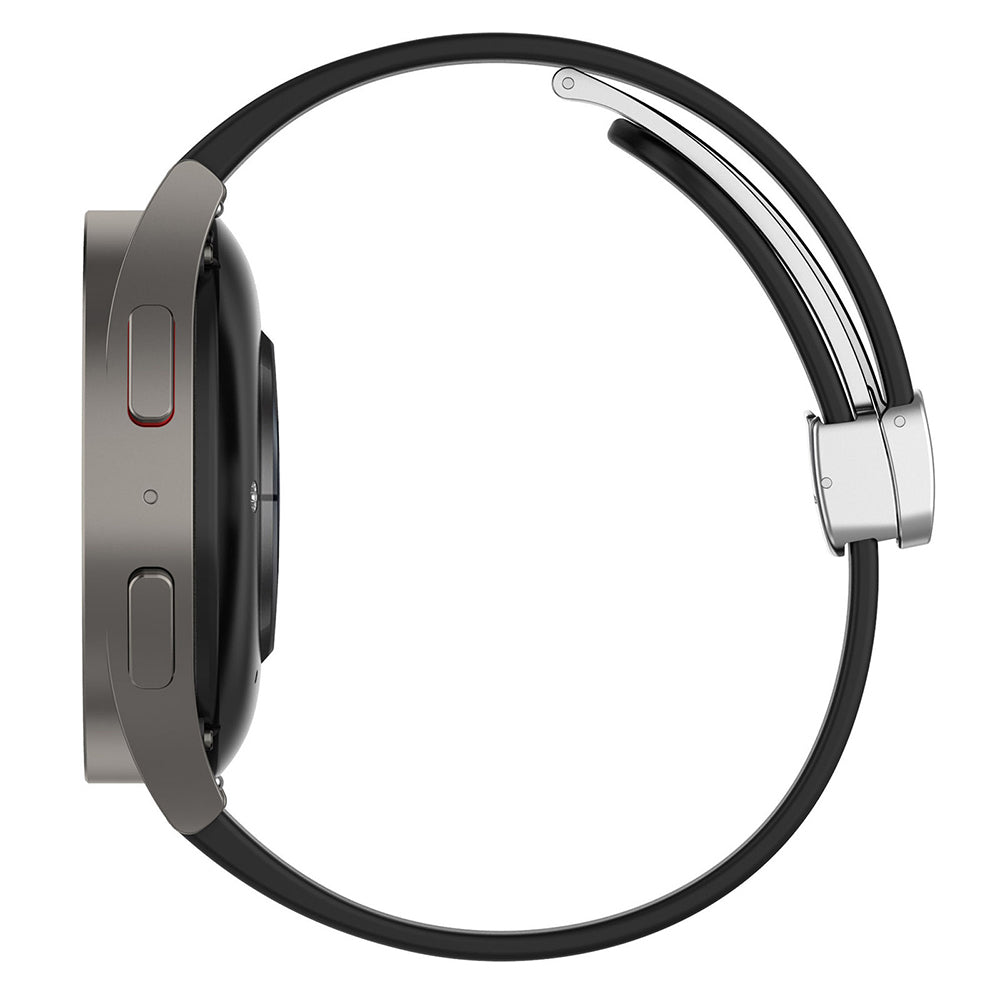 Correa Techsuit W011 para Samsung Galaxy Watch / Huawei Watch Series, 20mm, Negra.