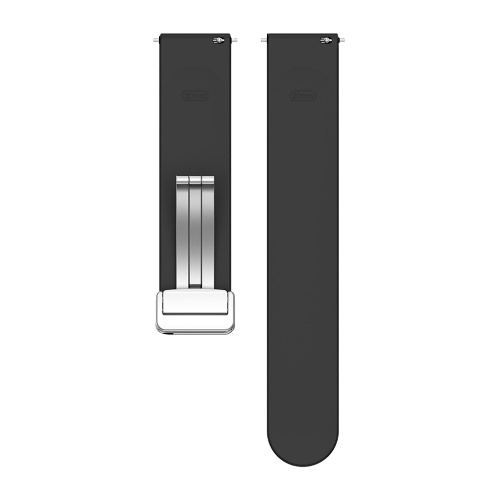 Correa Techsuit W011 para Samsung Galaxy Watch / Huawei Watch Series, 20mm, Negra.