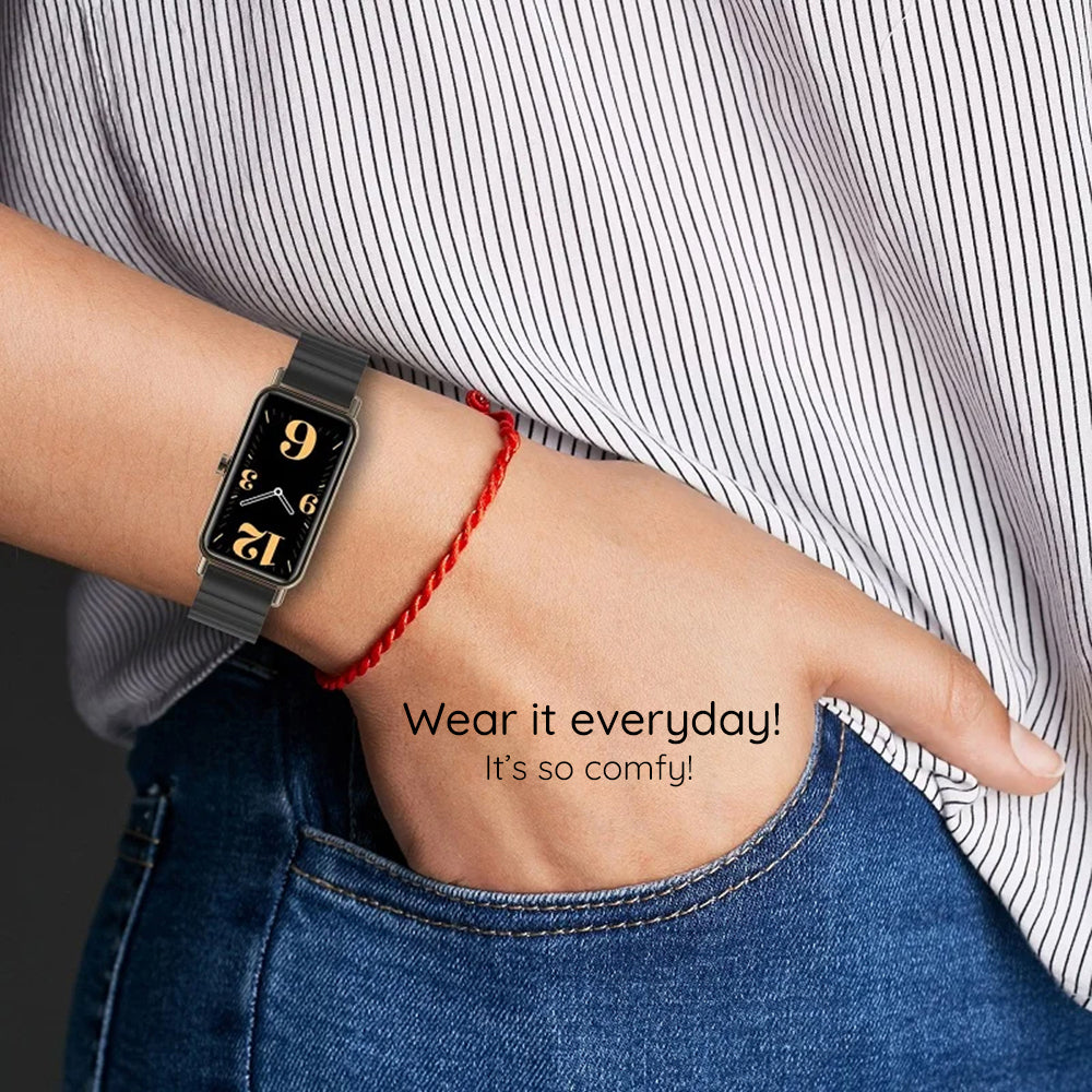 Correa Techsuit W012 para Garmin Watch Fenix Series, 26mm, Negra.