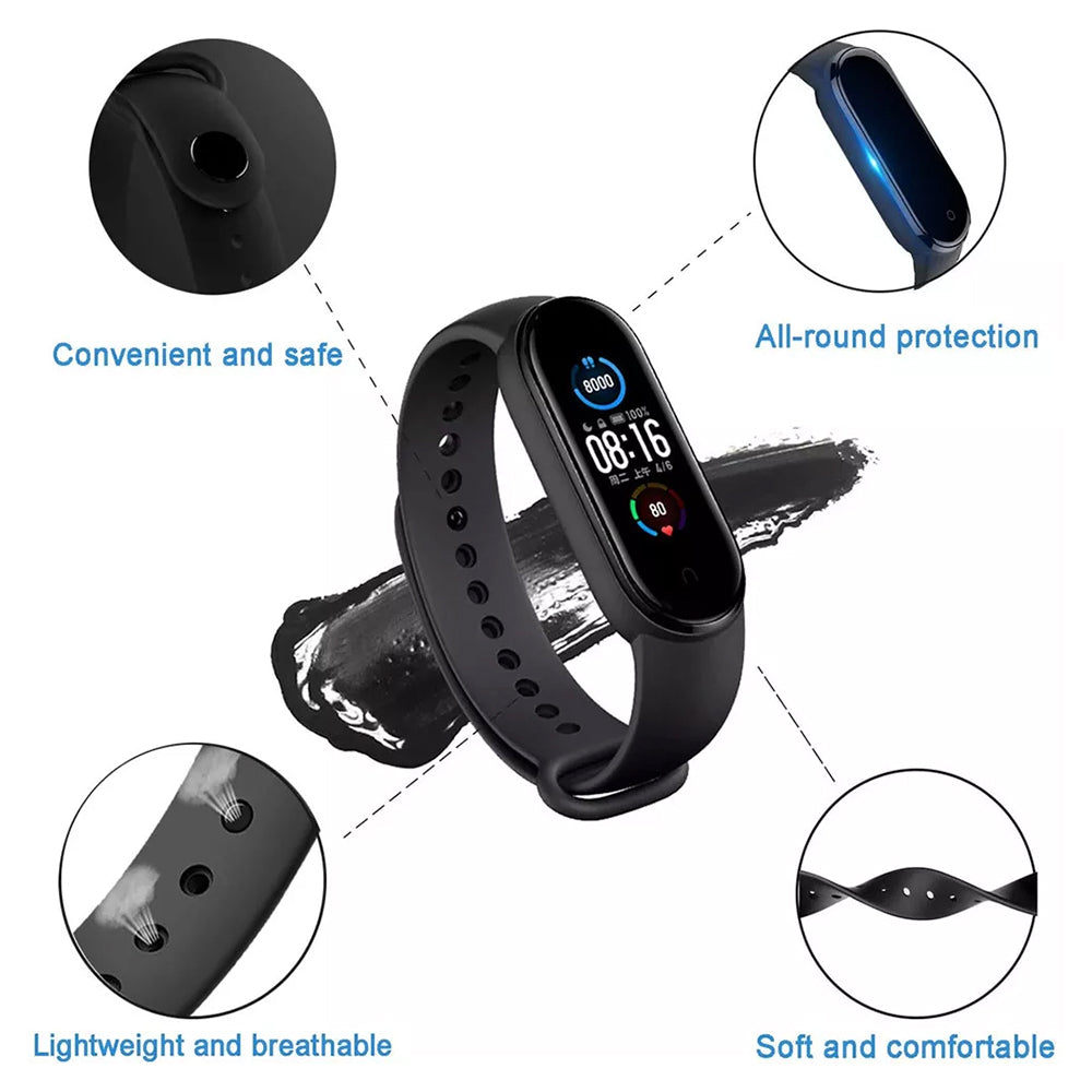 Correa Techsuit W013 para Xiaomi Band / Amazfit Band Series, Azul Oscuro