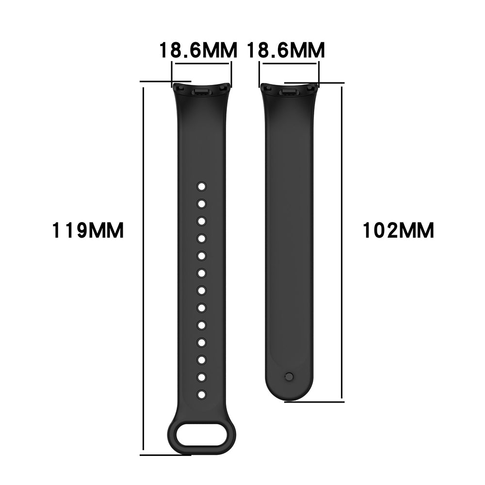 Correa Techsuit W014 para Xiaomi Smart Band 10 / 9 / 8, Azul Claro