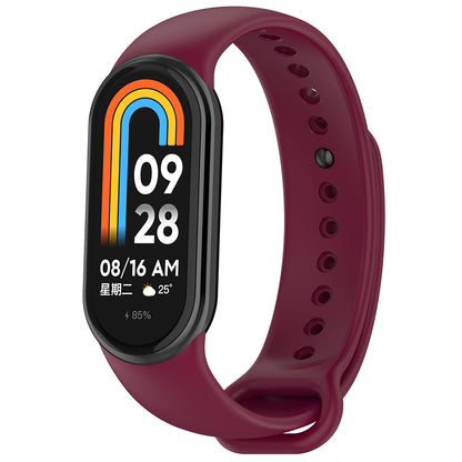 Correa Techsuit W014 para Xiaomi Smart Band 9 / 8, Rojo Oscuro