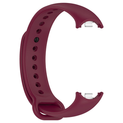 Correa Techsuit W014 para Xiaomi Smart Band 9 / 8, Rojo Oscuro