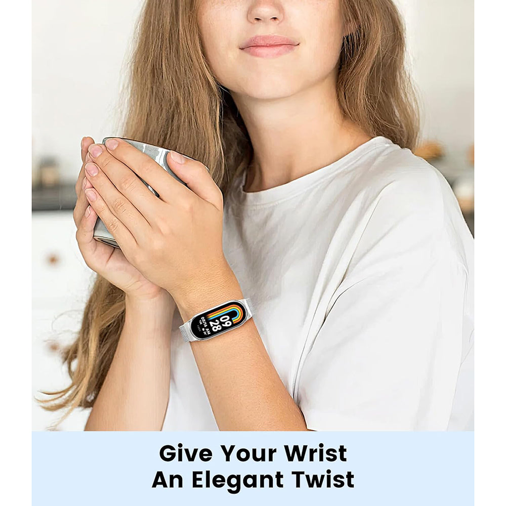 Techsuit W022 Strap for Xiaomi Smart Band 9 / 8, 15mm, Gold