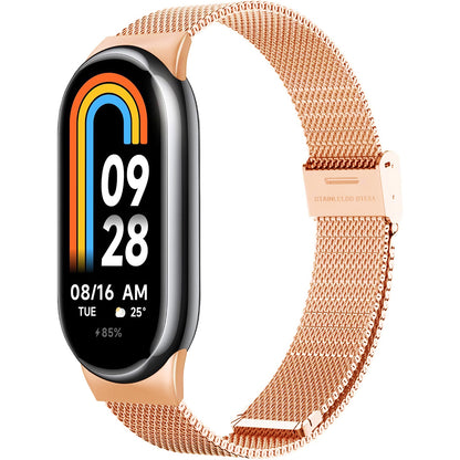 Correa Techsuit W022 para Xiaomi Smart Band 9 / 8, 15mm, Rosa Dorado
