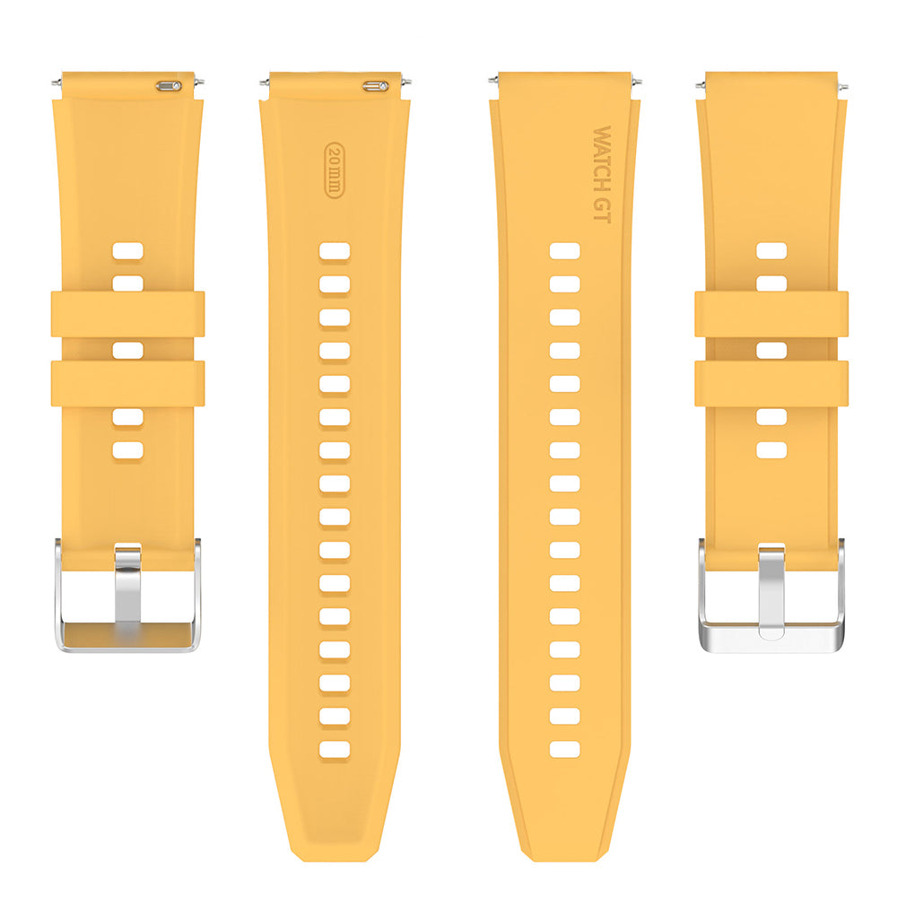 Correa Techsuit W026 para Samsung Galaxy Watch / Huawei Watch Series, 20mm, Amarilla