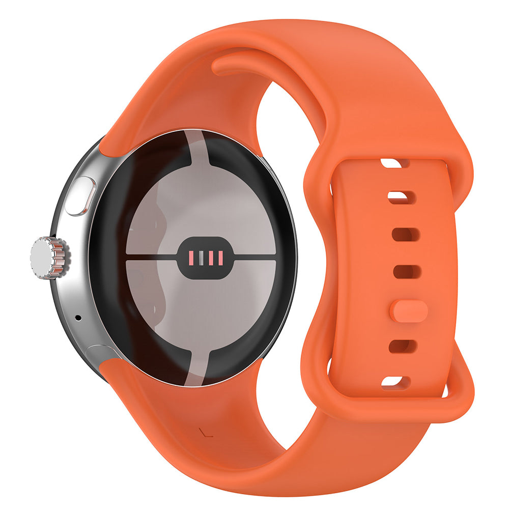 Correa Techsuit W031 para Google Pixel Watch 4 41mm / Watch 3 41mm / Watch 2 / Watch, Naranja