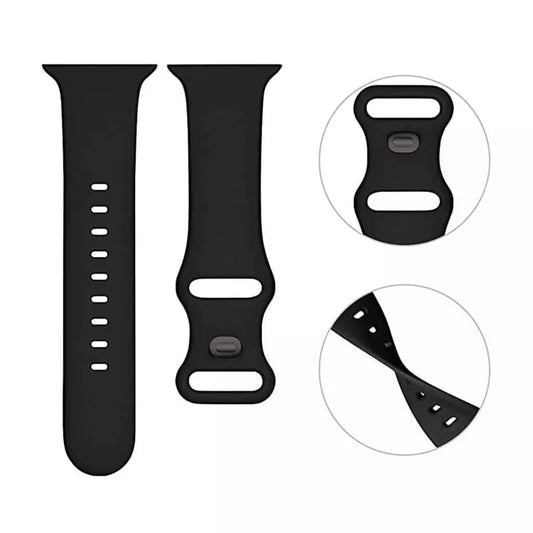 Correa Techsuit W031 para Apple Watch 49mm / 46mm / 45mm / 44mm / 42mm Series, Negra