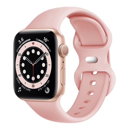 Correa Techsuit W031 para Apple Watch 49mm / 46mm / 45mm / 44mm / 42mm Series, Rosa Claro